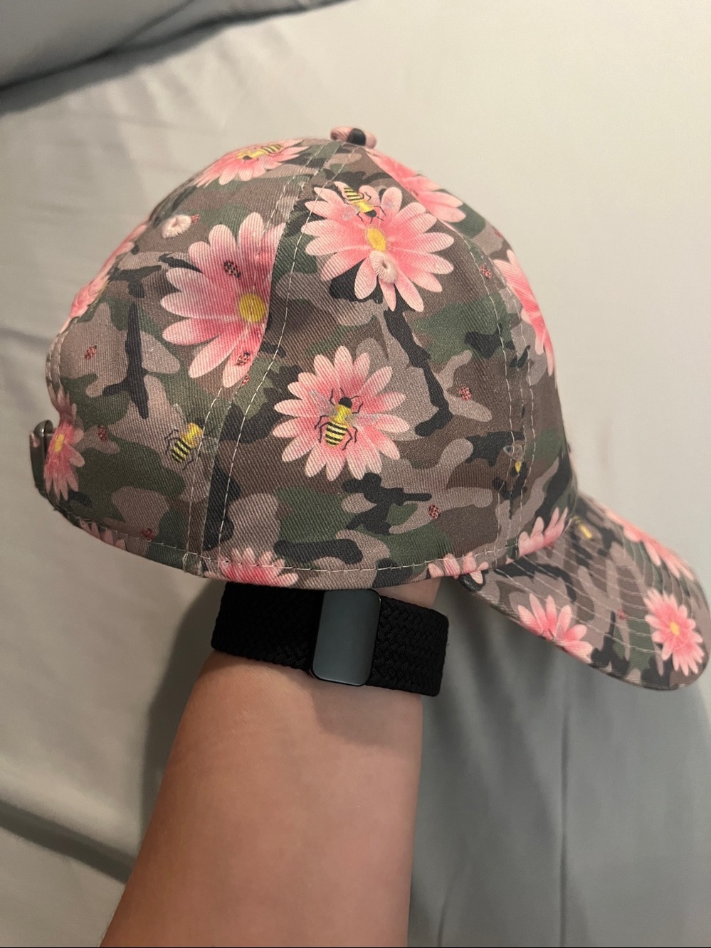 Women's Los Angeles Dodgers New Era Camo Floral Morning 9TWENTY Adjustable Hat - Picture 9 of 11